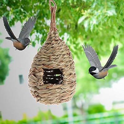 Birds Breeding Box High Quality Birds Nest Natural Grass Egg Cage