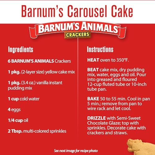 BARNUM’S ORIGINAL ANIMAL CRACKERS, KIDS SNACKS, 2.13 OZ BOX