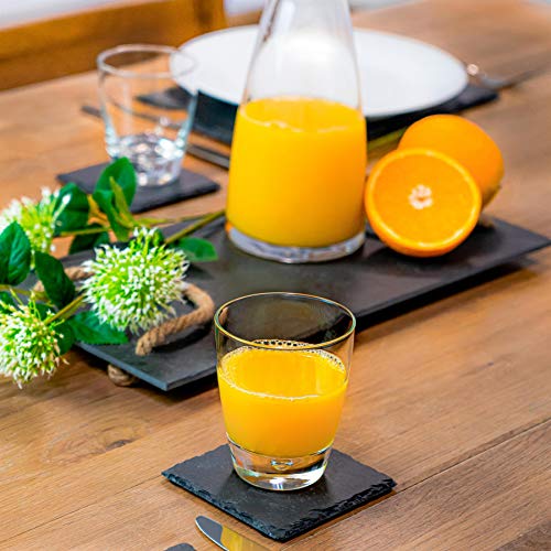 Bormioli Rocco Luna klare Kuppel Basishighball Cocktailgläser & Whiskey Rock Tumblers - Set von 12 – Bild 6