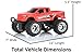 New Bright Chargers F/F Ford Raptor RC Vehicle (1:18 Scale), Red