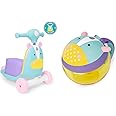 Skip Hop 3-in-1 Baby Activity Push Walker to Toddler Scooter, Zoo Unicorn & Baby Snack Container, Zoo Snack Cup, Unicorn, PP, ABS, TPR