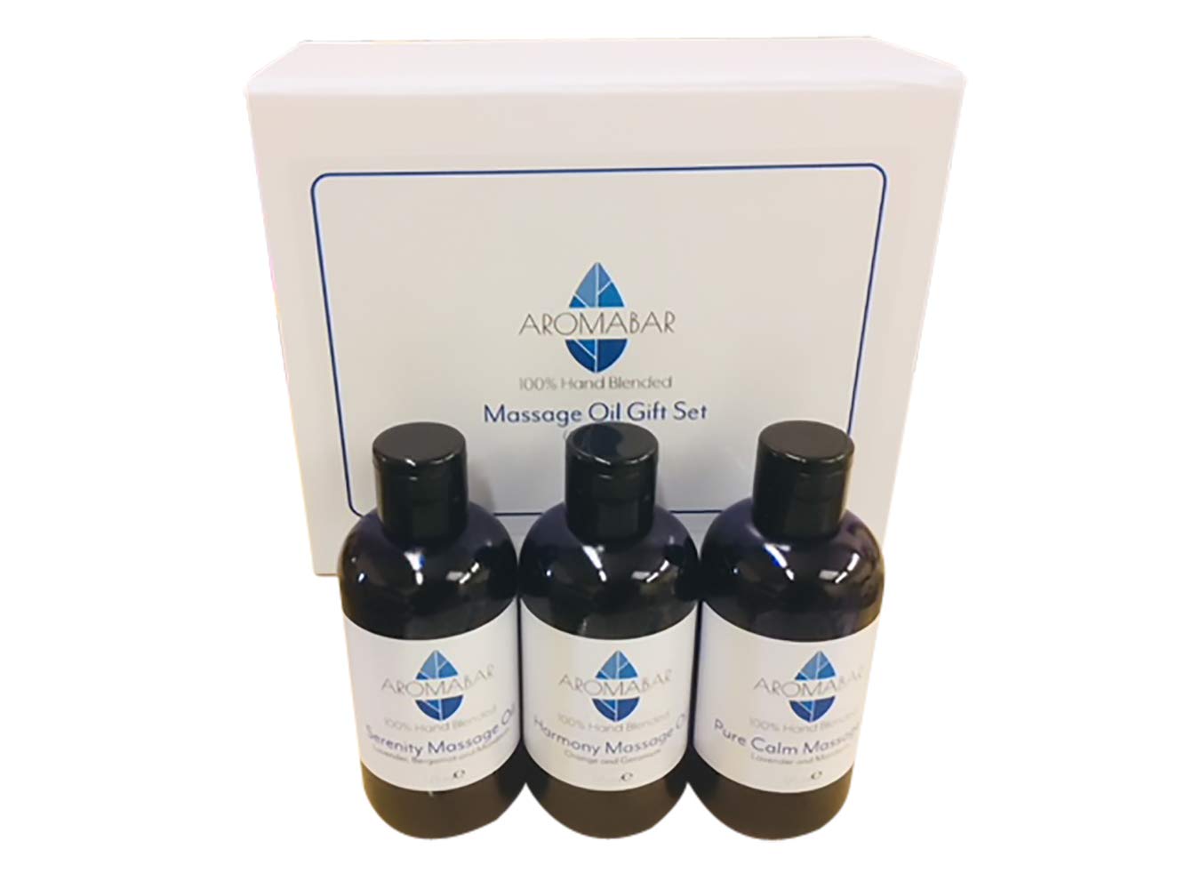 Serenity, Harmony and Pure Calm Massage Oils Gift Set (3 x 125ml)