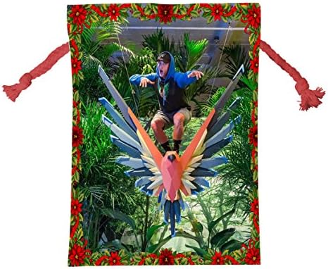 Xkpw Logan Paul Unique Xmas Drawstring Bucket Bag Bundle Pocket 1714（in）