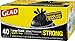 Glad Trash Bags, Extra Strong Black Large Quick-Tie Garbage Bags, 30 Gal, 40 Ct (Package May Vary)
