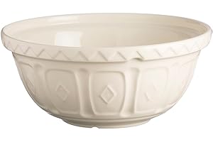 Mason Cash Colour Cream S24 Chip Resistant Earthenware 24cm Mixing Bowl, Stoneware, 2 Litre/24 cm