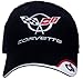 A&E Designs Chevy Corvette C5 DELUXE Fine Embroidered Vette Hat Cap, Black