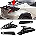 Taillight Covers Compatible With 2017-2018 Toyota C-HR, MD 4 Pieces/Set Taillight Covers Carbon Fiber Print By IKON MOTORSPORTS
