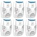 WILDJUE Ultrasonic Pest Repeller Pest Control [6-Pack] Spider repellent, Electronic Plug In Pest Repeller- Spiders,Roaches,Other Insects,Repels Mice, Non-toxic Environment-friendly, Humans & Pets Safe