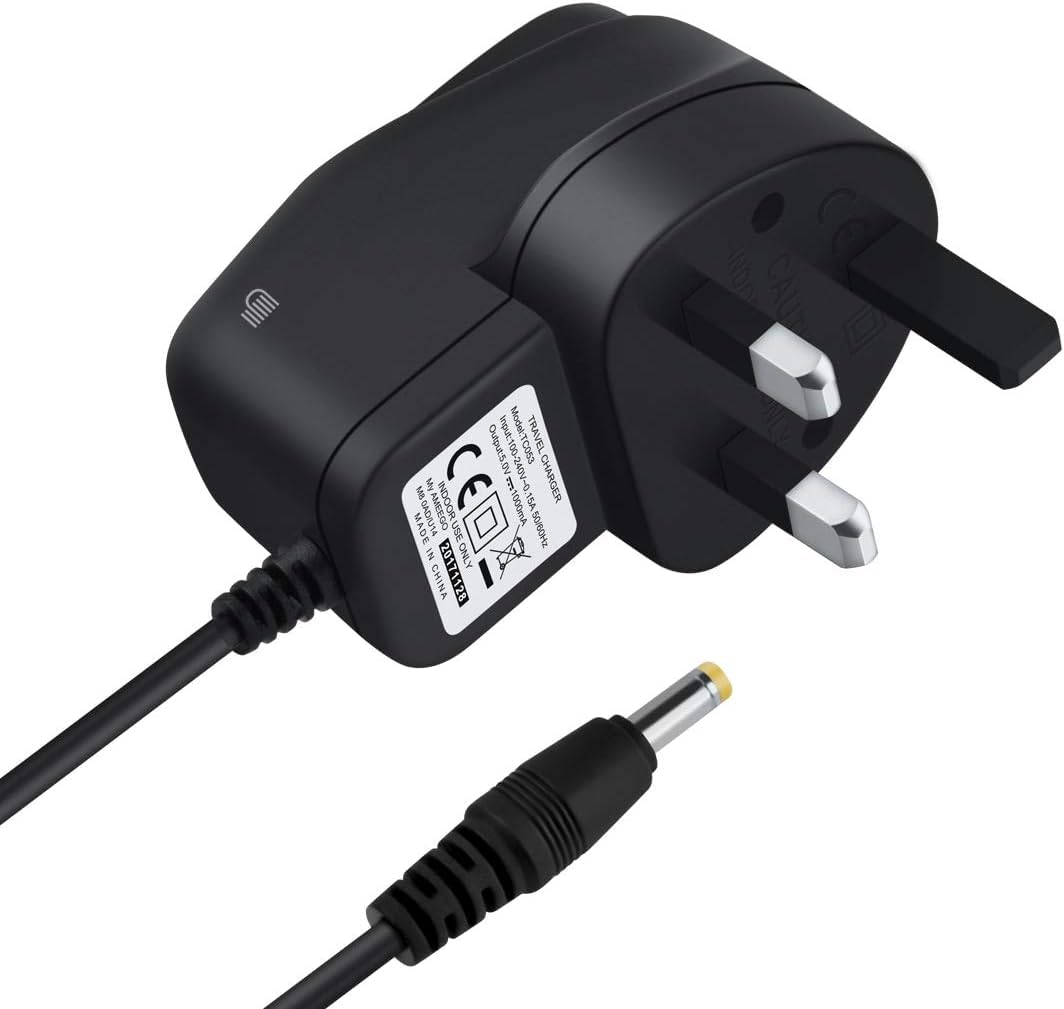 Technoplay Home Wall Charger compatible with Sony PSP 1000/2000/Slim/Lite/3000, UK Mains Powered, CE Certified