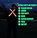 ILLUMISEEN LED Reflective Belt Sash | High Visibility LED Lights with 2 Lighting Modes | Adjustable Quick Release Buckle | USB Rechargeable, No Batteries Needed | Weatherproof Professional Safety Gear