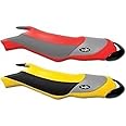 BlackTip Jetsports Seat Cover for Sea-Doo 1997-2004 XP/XP Ltd/XP DI (Red/Dark Gray/Light Gray)
