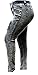Jack David 1826 Womens Plus Size Stretchy Ripped Denim Jeans Skinny Leg Pants
