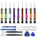Fosmon iPhone Tool Kit, 17 Piece Tool Repair Kit [ 5-Point Pentalobe Screwdriver ] Opening Screen Tools for Apple iPhone XR/XS/XS Max/X/8 Plus/8/7 Plus/7/6S, iPod Touch, iPad 9.7/Air/Mini (2019)