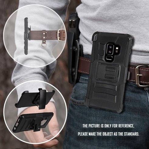 LG K10 2018 Case, Trishield Gear Hybrid Rugged Armor Black Belt Clip Holster For LG LG K10 2018 - Printed Parasailing - Thumbnail 3
