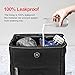 Reserwa Car Trash Can with Lid and Storage Pocket Leakproof Car Garbage Can Portable Auto car trash bag Hanging or Mounting In Car 2 Gallon Car Organizer with Adjustable Straps Storage Car Accessories