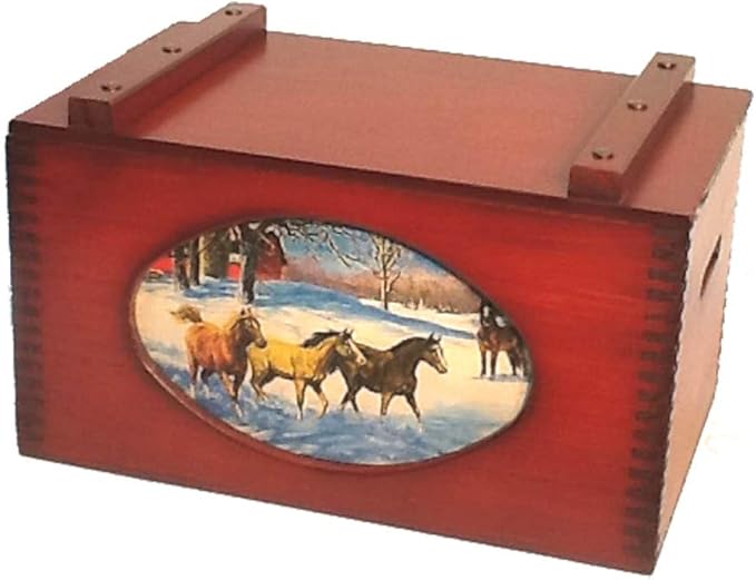 FARM HORSES STORAGE BOX Home Improvement