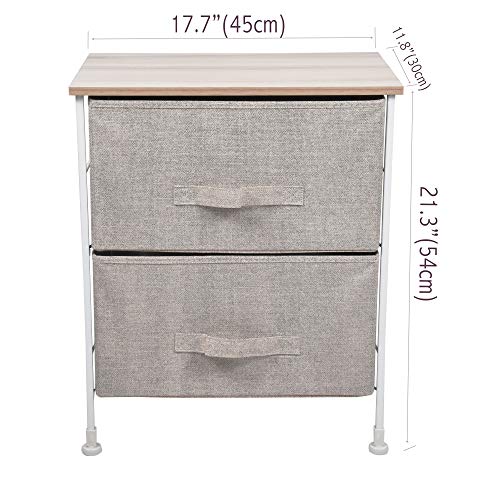 image for iTIDY Drawer Chest-2 Drawer Storage Chest,Dresser,Drawer Organizer Uni