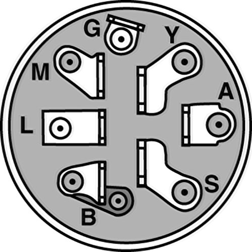 MaxPower 9623 Lawn Tractor Ignition Switch Replaces AYP/Craftsman/Husqvarna/Poulan 140301, 532140301, MTD 725-1717, Murray 92556 and Others