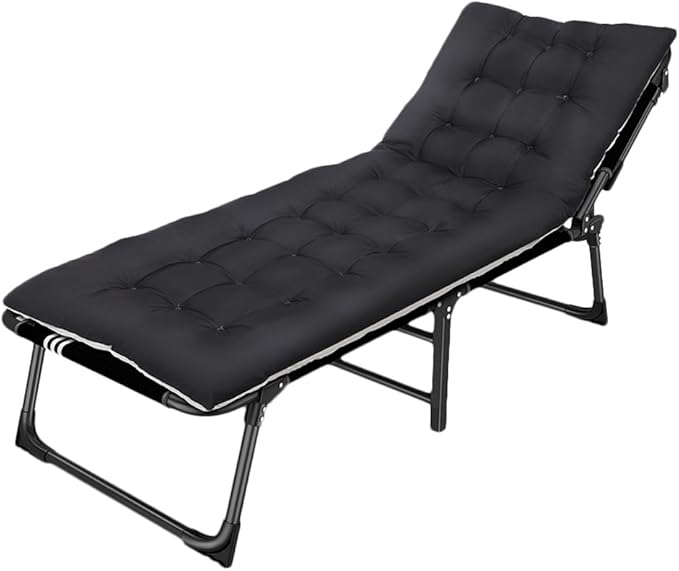 Folding single bed Adult household simple siesta lounge chair Office