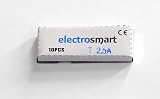 electrosmart 10x T2.5A 20x5mm Glass Fuses 250V Slow Blow Time Delay Lag view 2