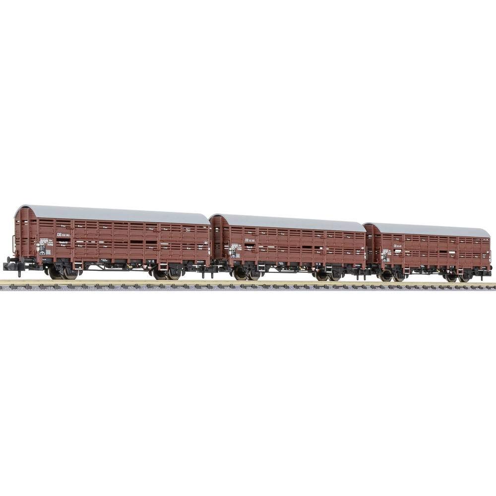Liliput N LI 3-tlg. Set Verschlagwagen DB III