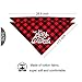 Malier 2 Pack Dog Bandanas Christmas Classic Buffalo Plaid Dog Bandana Dog Scarf Triangle Bibs Kerchief Merry Christmas Pet Costume for Small Medium Large Dogs Cats Pets (Christmas 7, Large)