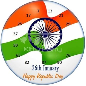 Republic Day Printed Tambola Tickets