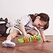 cossy Wooden Pull Toys for 1 Year Old, Alligator Push Toy for Toddler Toys