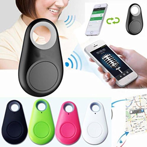 4 Piece Set Smart Dog Bluetooth Locator Pet Tracker w/Alarm Remote Selfie Shutter Release, Wireless Smart Bluetooth Tracker For your Pets, Phone, Elderly or Childern. You Get All Four Colors