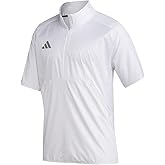 adidas Sideline Short Sleeve Quarter Zip Mens Training Jacket XL