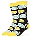 Oooh Yeah Men's Luxury Combed Cotton Crew Socks - Donut Magic