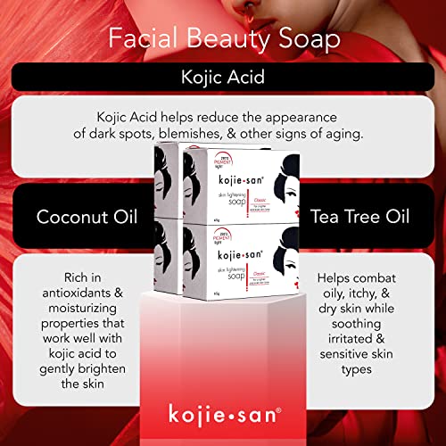 Kojie San Skin Brightening Soap Original Kojic Acid Soap for Even
