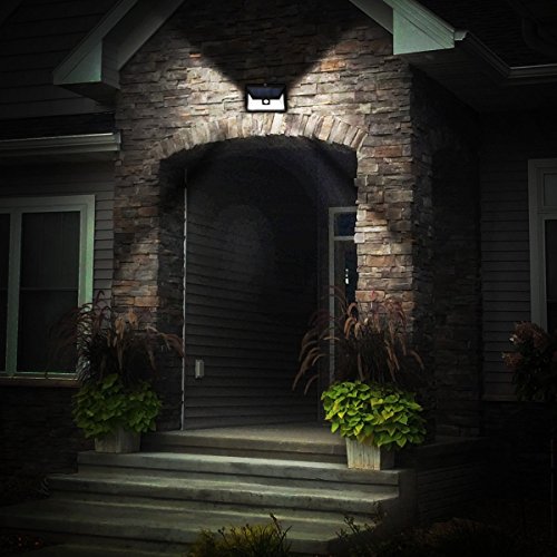 KULED Solar Lights Outdoor, Super 24 LEDs Bright Motion Sensor Lights with Wide Angle Illumination, Wireless Waterproof Security Lights for Wall Driveway Patio Yard K240 (solar lights outdoor 2pack) - Thumbnail 4
