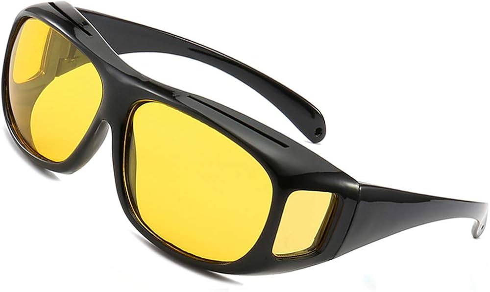 UV400 Night Vision Goggles Fit Over Prescription Glasses Wrap Arounds Sunglasses UV400 Night Vision Goggles Fit Over Prescription Glasses Wrap Arounds Sunglasses