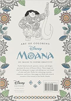 Amazon.com: Art of Coloring: Moana: 100 Images to Inspire Creativity ...