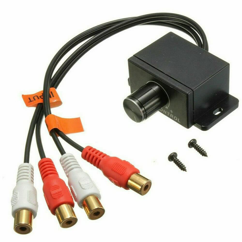 Universal Car Audio Amplifier Bass RCA Level Remote Volume Control Knob LC-1 New