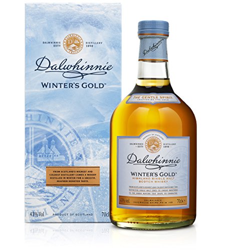 Dalwhinnie Winters Gold Highland Single Malt Scotch Whisky - mit Geschenkverpackung, handverlesen aus Schottland, 43% vol, 700ml Einzelflasch