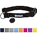 Phydeaux's Strong 'n Soft Nylon Dog Collar, Black (8 Colors), Medium, Neck 14