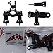 Handlebar Camera Mount / Seatpost Clamp with Three-way Adjustable Pivot Arm for GoPro By FlightSpeed Camera Mounts. Made for Use with the Gopro Hero Action camcorder. Fits the GoPro Hero 4/3+/3/2/1 models and the SJ4000