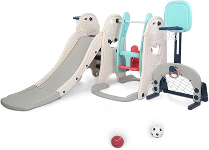 baby slide and swing set