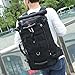 KAKA 17 Inch Laptop Travel Backpack Casual Daypack with Side Handle and Tie Rod Fixing Belt，Anti Theft Water Resistant Student Back Pack,Commuting Backpack for Men Women