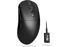 RK ROYAL KLUDGE RK M3 Wireless Gaming Mouse with 42K DPI, 47g Lightweight Computer Mouse with Dual 8K Polling Optical Sensor,