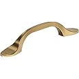 Amerock BP21935CZ Champagne Bronze Cabinet Pull | 3 inch (76mm) Center-to-Center Cabinet Hardware | Ravino | Furniture Hardware | Drawer Pull