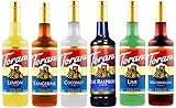 Torani Syrup, Assorted Summer Flavors, 750-ML (Pack of 6)