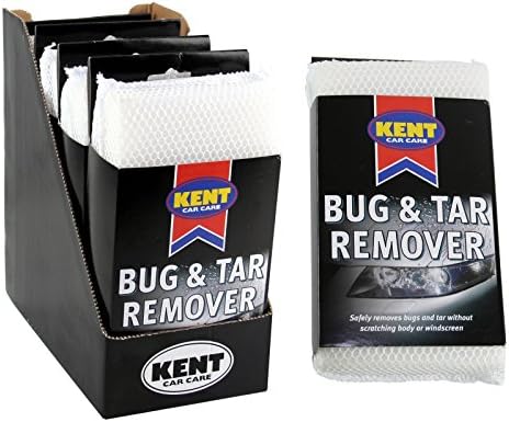 4 x Kent Car Care Bug & Tar Remover Mesh Sponge Pads