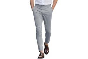 GINGTTO Mens Dress Pants Slim Fit Stretch Chino Pants for Men