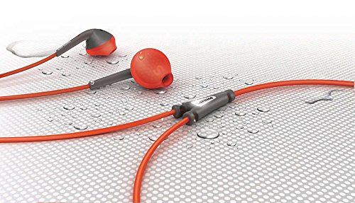 Philips ActionFit SHQ1200 Sports in-Ear Headphones (Orange and Grey)