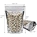 GooGou Resealable Zip Mylar Bag Food Storage Aluminum Foil Bags Smell Proof Pouches 3.9x5.9