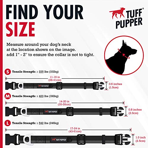 Hero Heavy Duty Dog Collar Tough Dog Collar Reflective Dog Collar