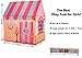 Kids Play Tent Children Playhouse - Toddler Indoor Tent for Girl Pop Up Model Ice-Cream Shop Pink Foldable Portable by K-F Decorations